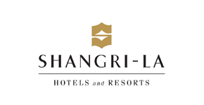 SHANGRI-LA品牌logo設計_五星級酒店品牌設計、SHANGRI-LA酒店vi設計、酒店標志設計、高級酒店標識設計      